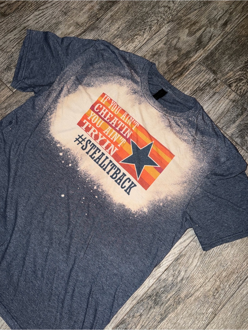 Anvil XL Houston Baseball #StealItBack Graphic Tee